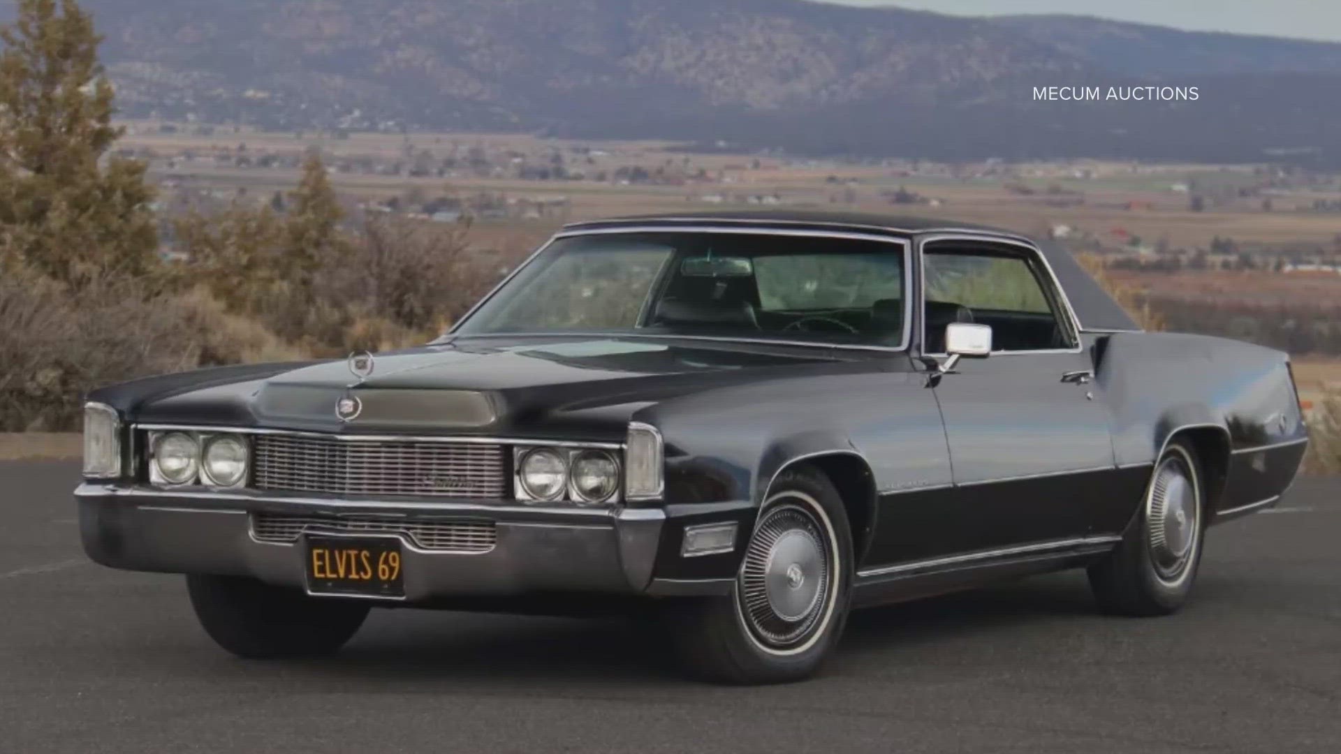 The 1969 Cadillac El Dorado was bought brand new by the King of Rock and Roll. Watch the video above to see just how much it was sold for.