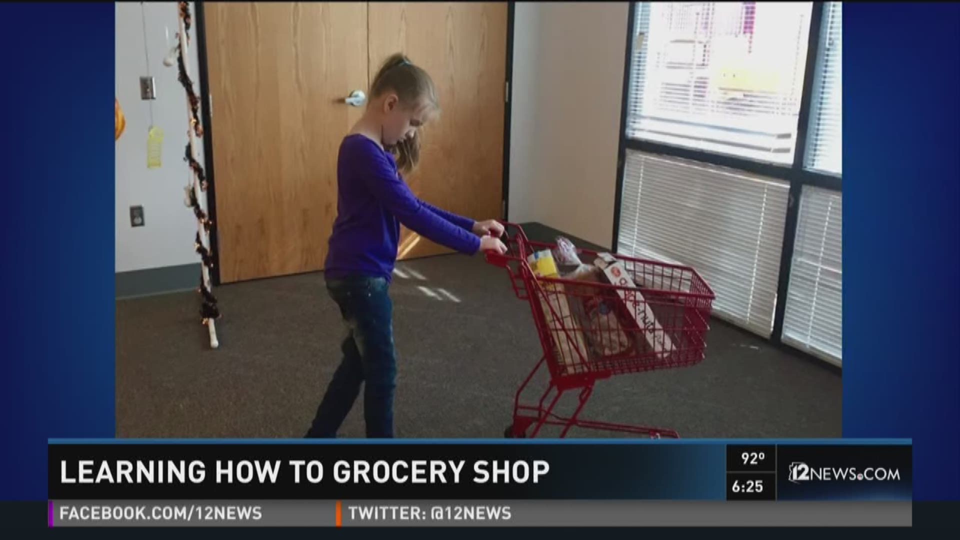 Trader Joe's donated shopping carts help blind children learn important