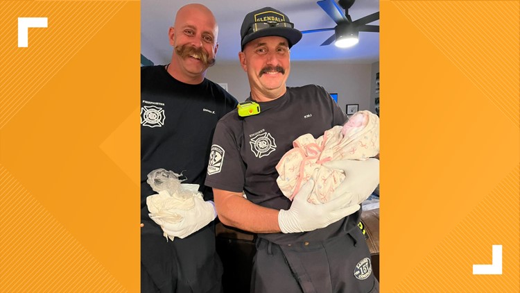 Arizona firefighters help bring baby girl into the world while out on the job