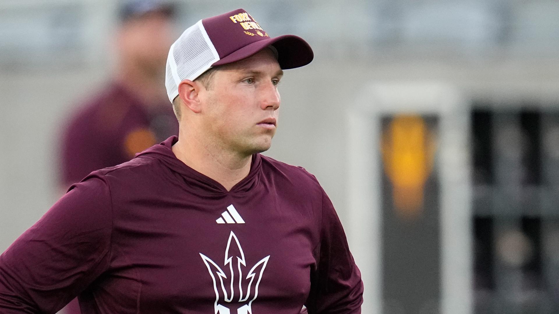 "Our kicking game is atrocious so if you can kick and you're at Arizona State, email me," he said in the postgame press conference after Saturday's loss.