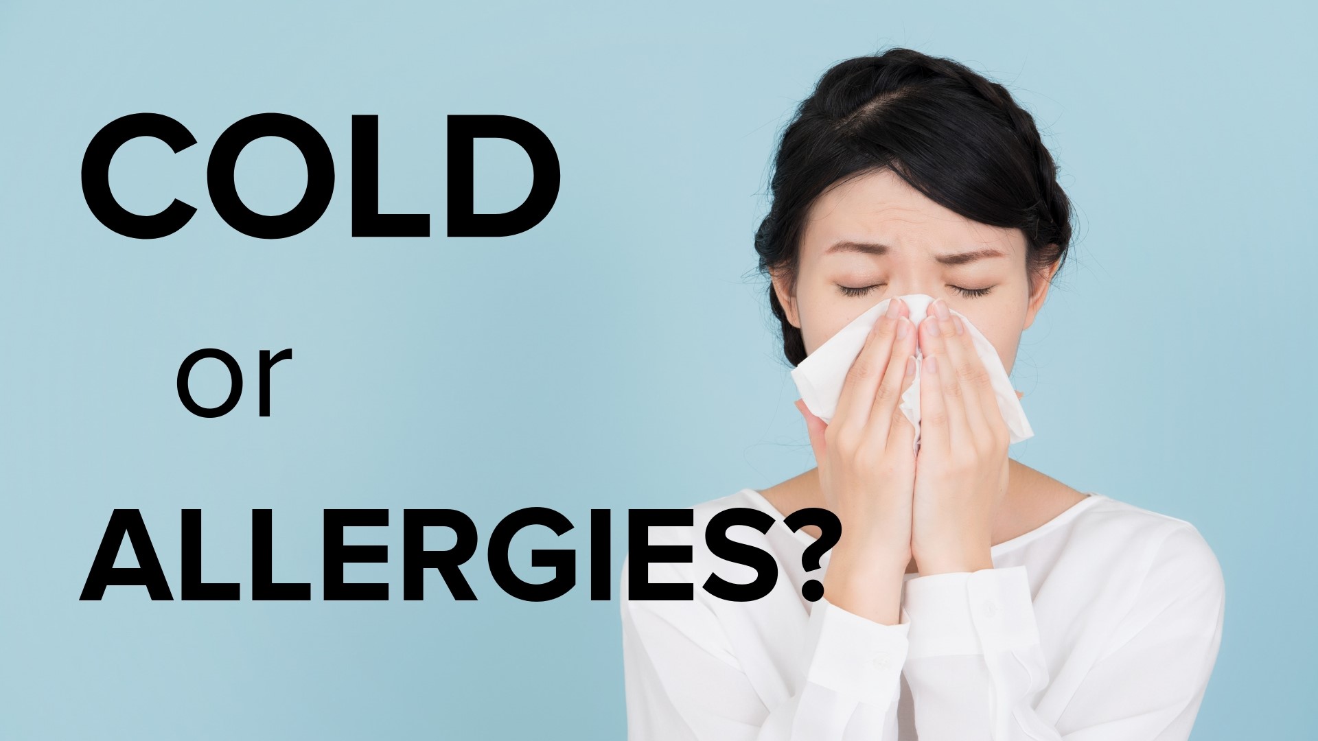Allergy season in St. Louis is beginning before cold and flu season is really over—so, how do you tell the difference?