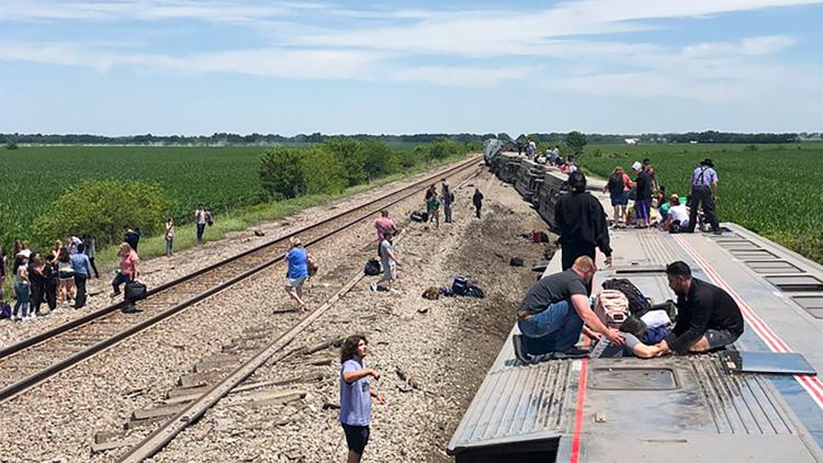 NTSB investigators look into fatal Missouri Amtrak crash