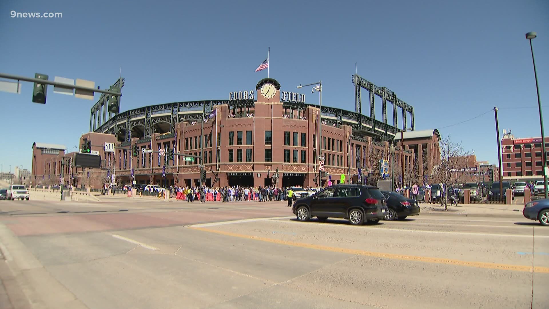 The Colorado Rockies are back and for the first time in more than a year fans are allowed back in the stands at Coors Field.