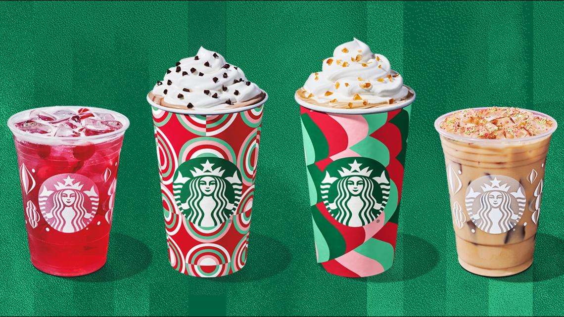 Starbucks begins 2024 holiday menu Here's the menu and cups