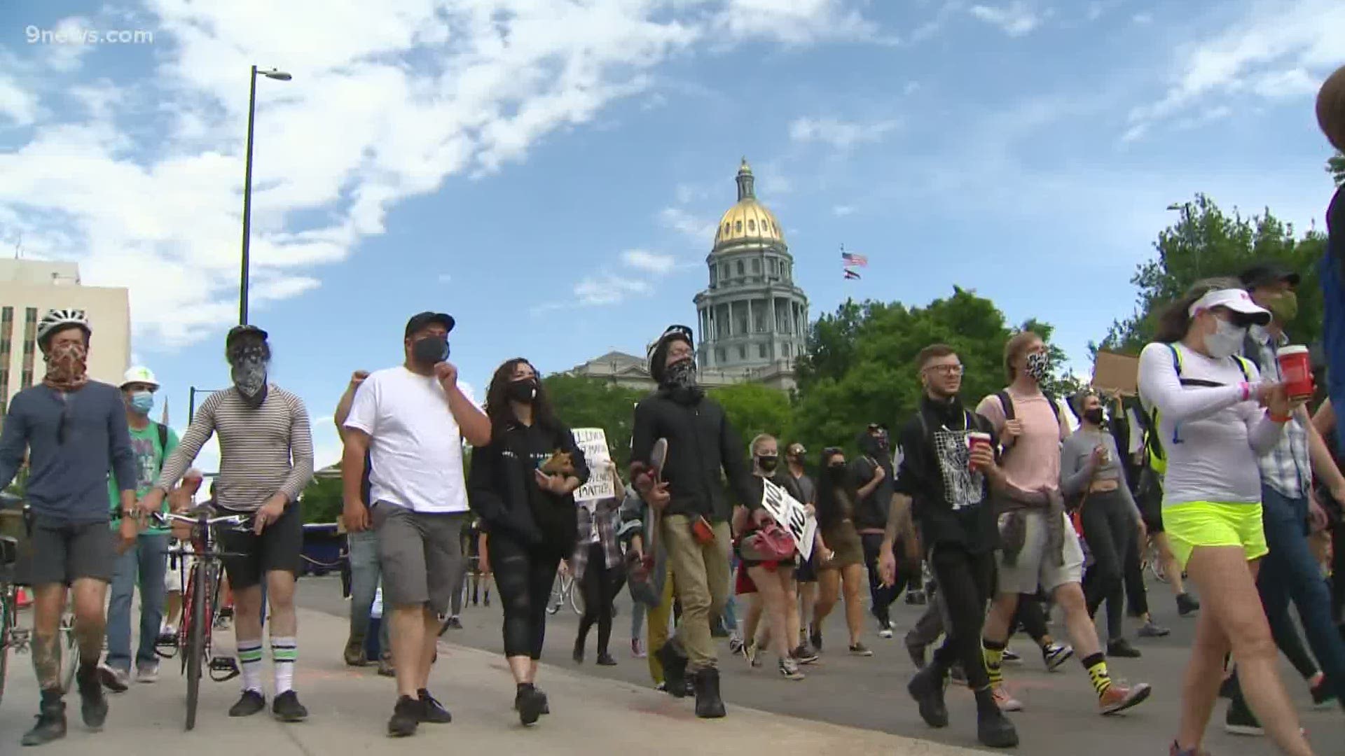 The protesters disagree with Beth McCann's decision that the officer's use of deadly force was legally justified.
