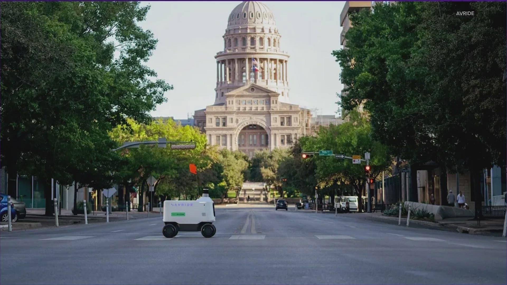 Austinites living and working downtown can now get their takeout delivered by a little white robot.