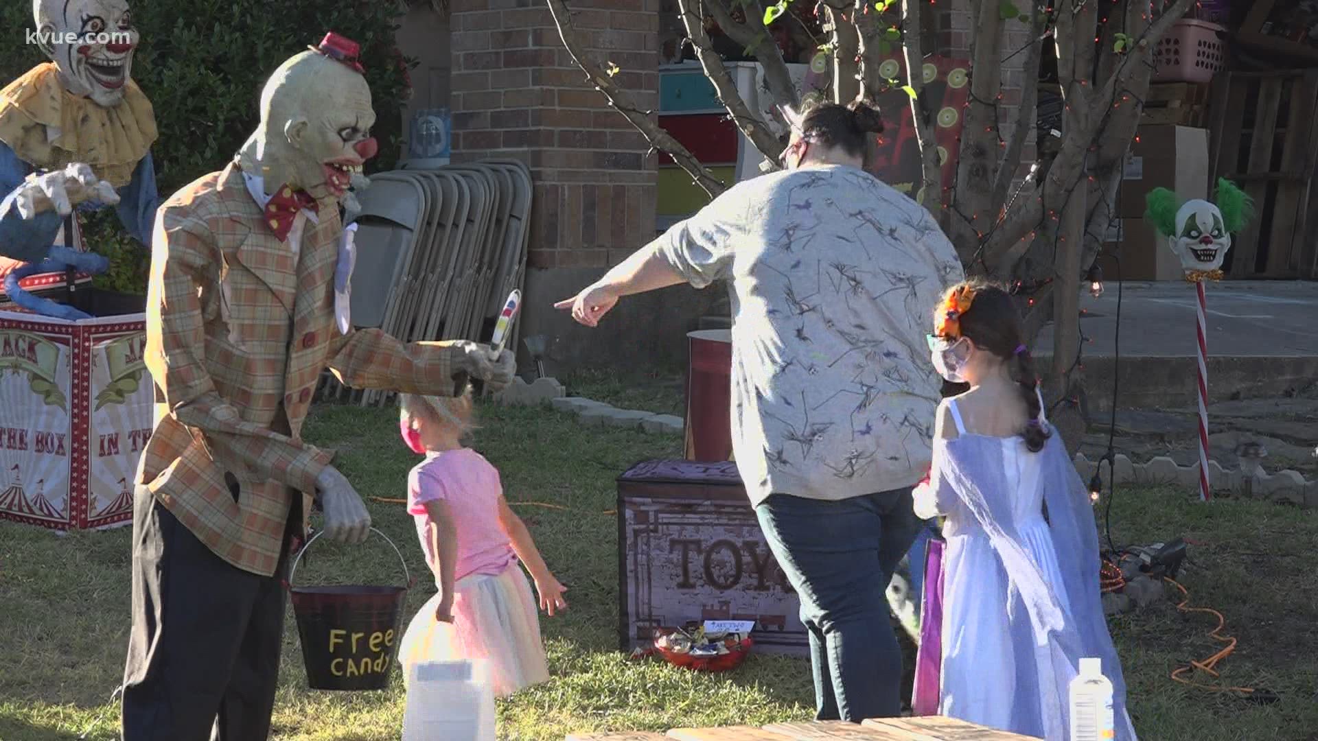 Neighborhood celebrates COVID19safe Halloween with block party