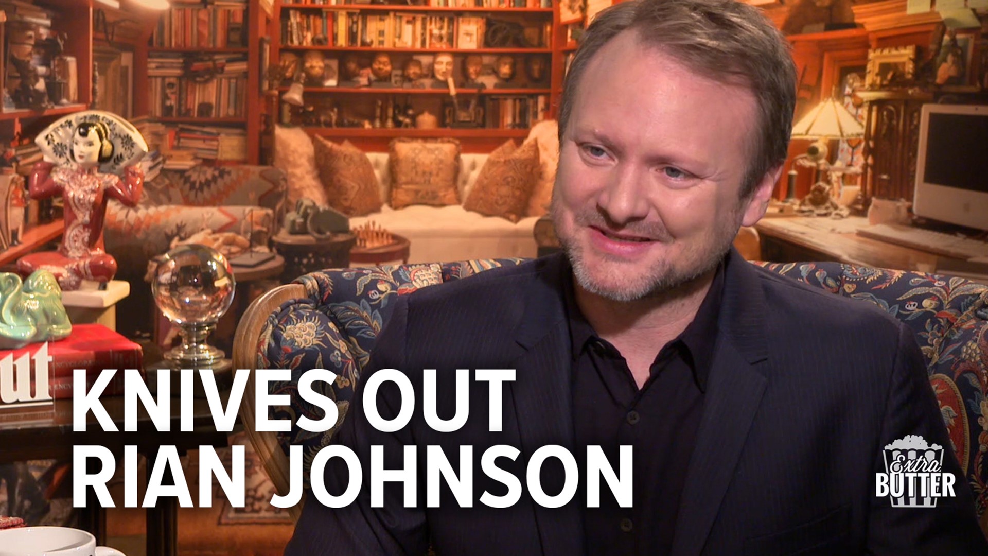Rian Johnson talks about his all-star cast in the movie 'Knives Out.' Rian tells Mark S. Allen he loved making this movie and would love to make another one.