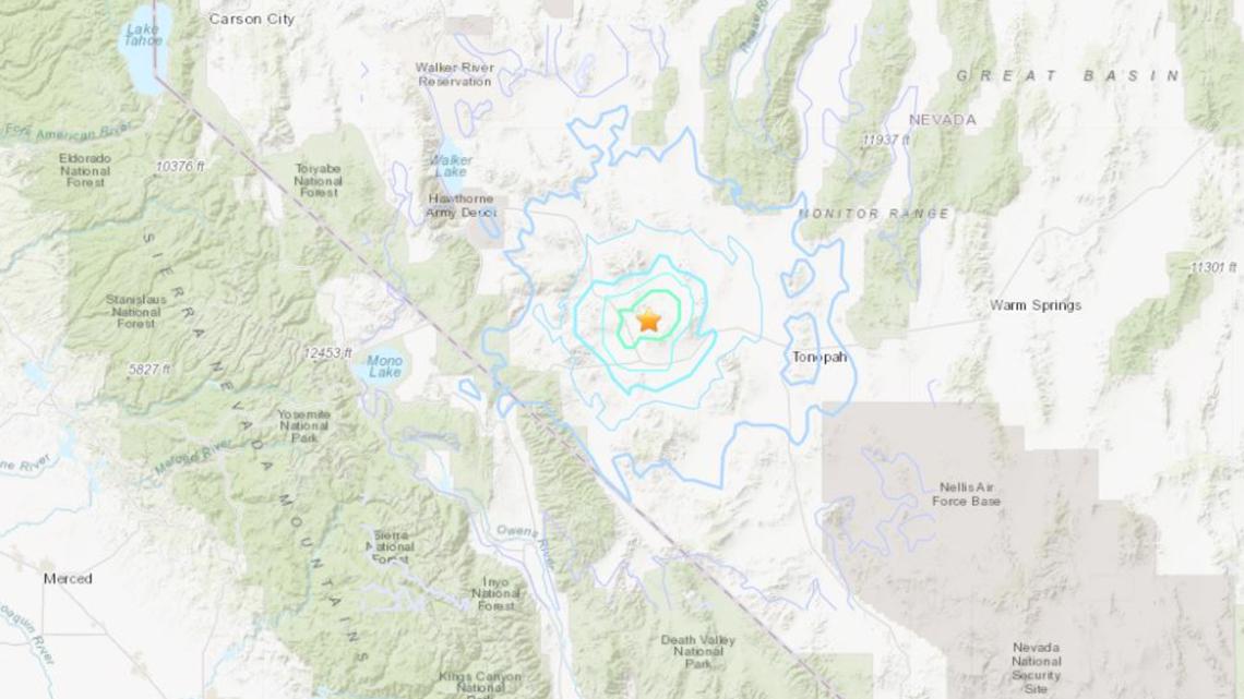 Magnitude 5.5 Earthquake Hits Northwest Corner Of Nevada | Abc10.com