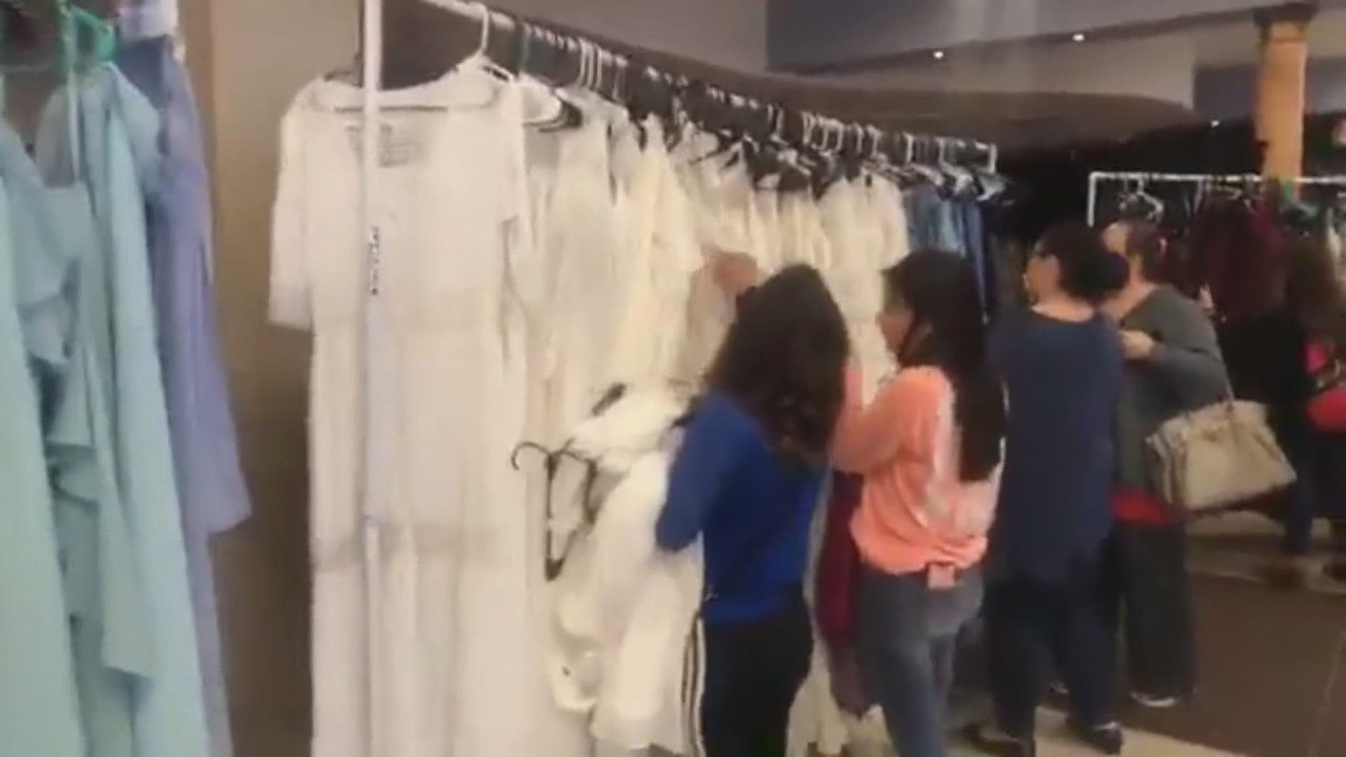 After its warehouse burnt in the Camp Fire, a nonprofit in Butte County needed a place to donate hundreds of new dresses and gowns, so it reached out to the Vida de Oro Foundation in Sacramento. 

On Saturday, the organization gave away more than 600 dresses to high school students in the Sacramento area.  

The dresses, which vary in sizes, were donated under the condition that they be given away and not sold by the nonprofit.