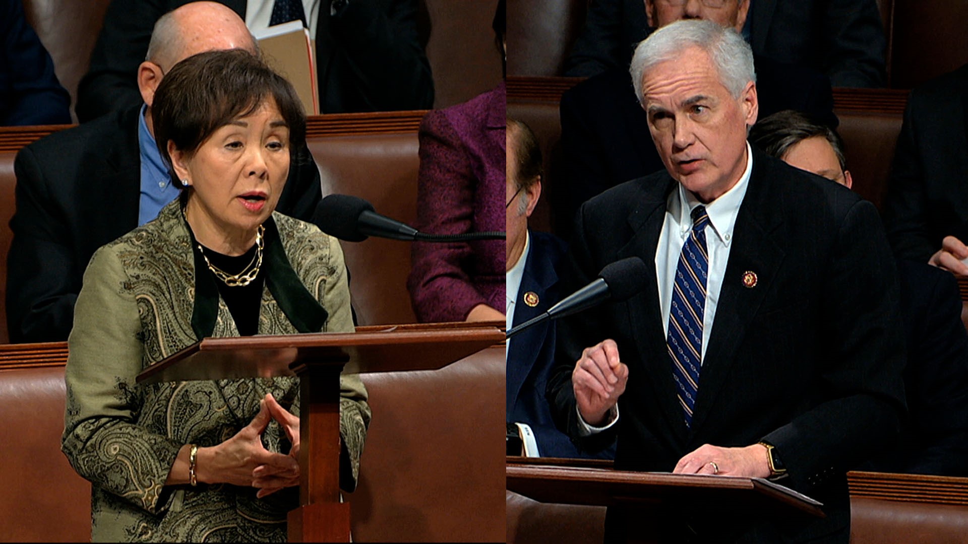 While Rep. Doris Matsui and Rep. Tom McClintock both condemned racism, a contrast on their views on Asian American discrimination.