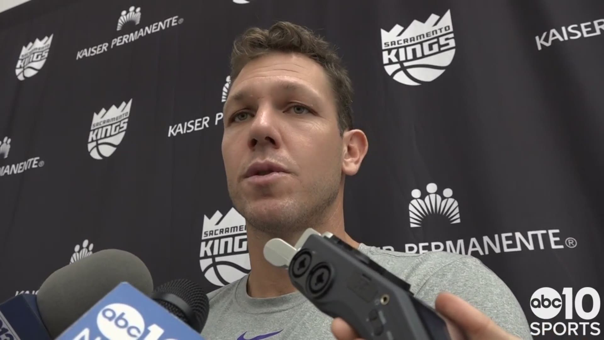 Sacramento Kings' coach Luke Walton talks about Wednesday's season opener in Phoenix against the Suns and the contract extension Buddy Hield received.
