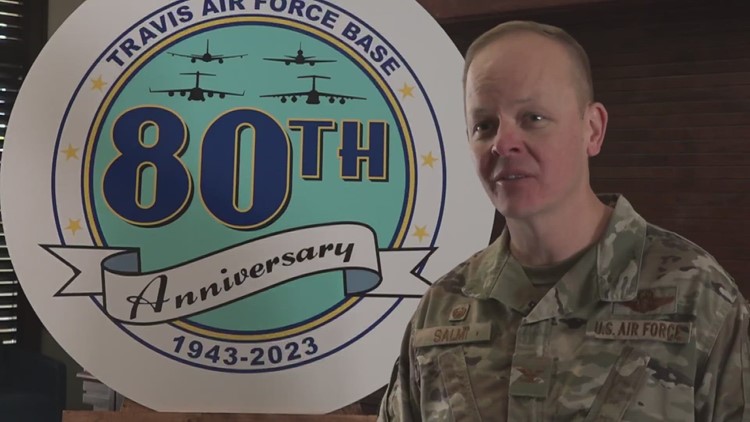 Travis Air Force Base celebrates 80th anniversary in Fairfield