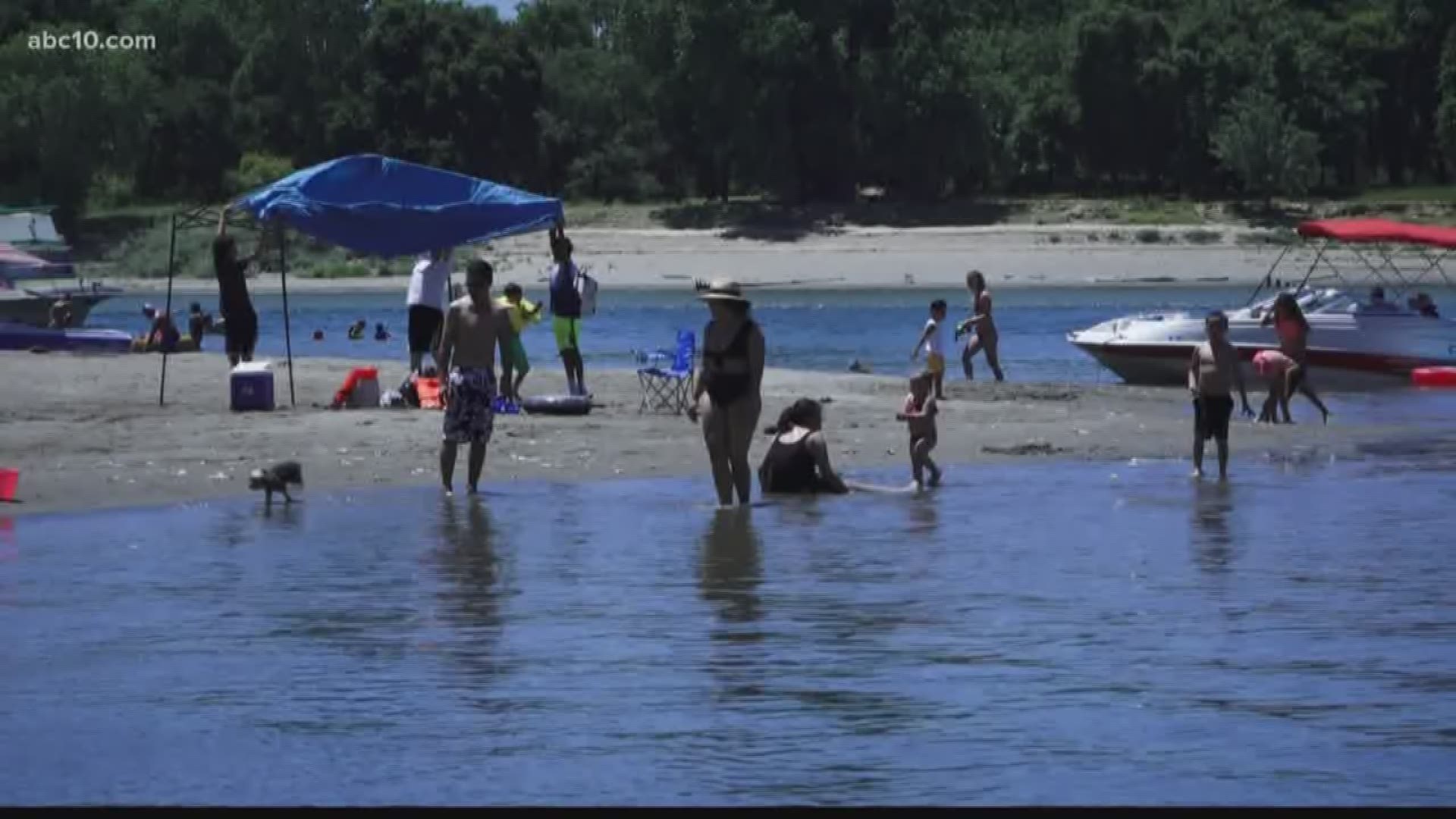 Safety was on the minds of many parents, who were taking  extra precaution, after hearing an 8-year-old boy drowned at the Sacramento River Friday. (June 23, 2018)
