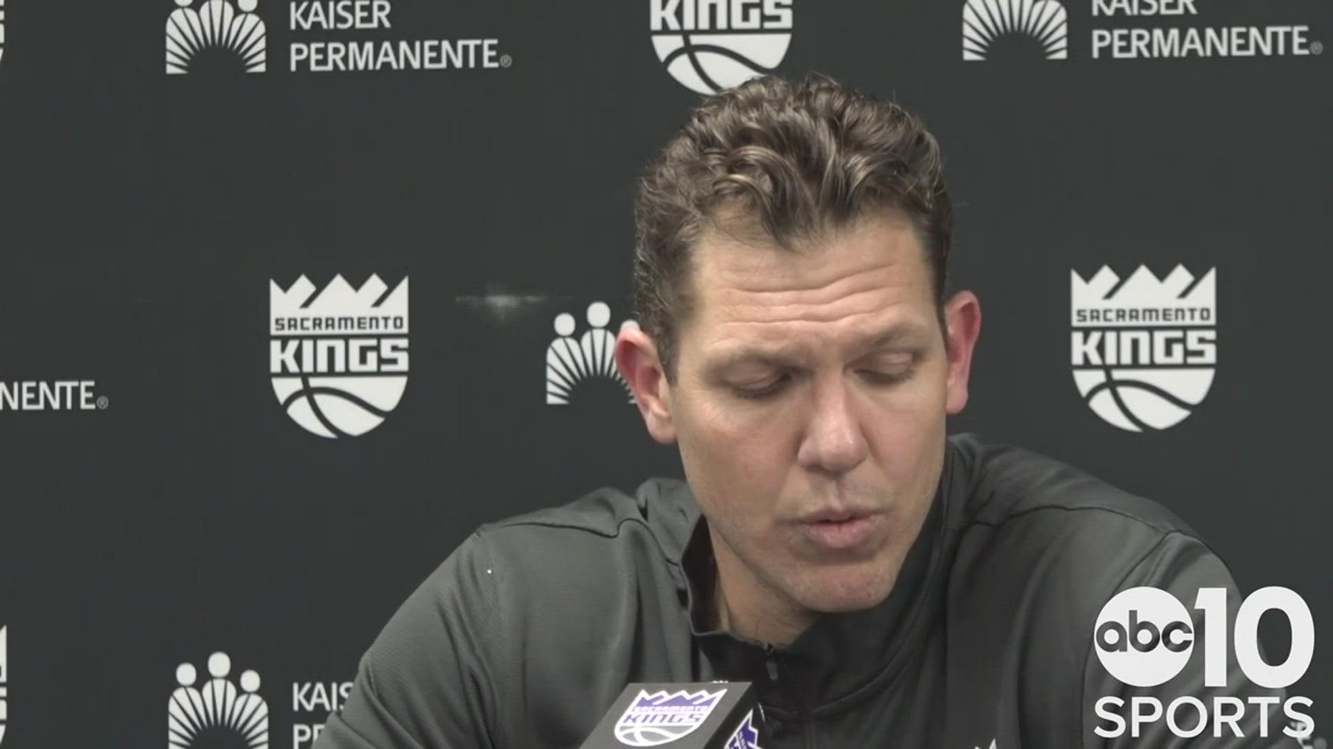 Kings head coach Luke Walton fumes over a poor third quarter and applauds Sacramento's fourth quarter rally following Monday's 109-104 loss to the Phoenix Suns.