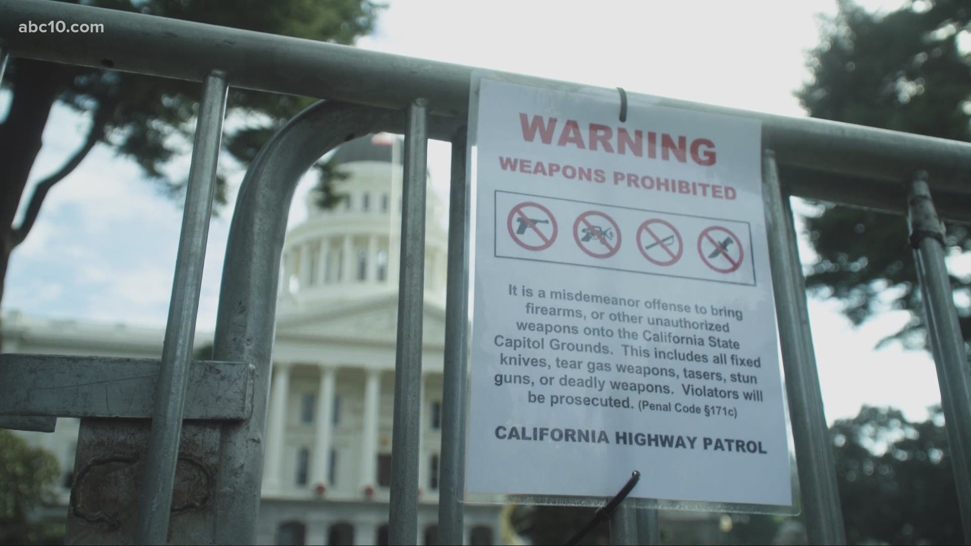 Sacramento law enforcement agencies are preparing for possible armed protests at the State Capitol, while some businesses are boarding up or shutting down.