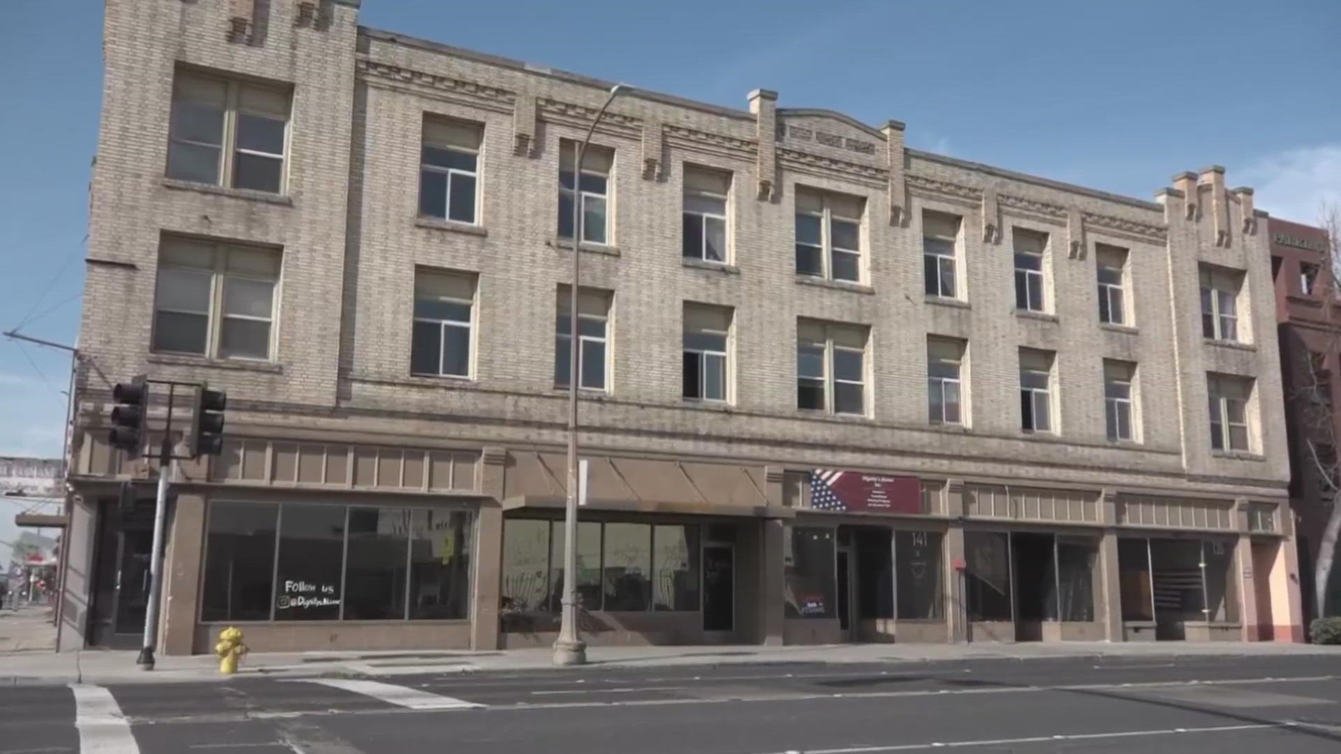 Dignity's Alcove building closed down with heating issues, plaster coming off walls and water leaks. Now Stockton veterans need new housing.