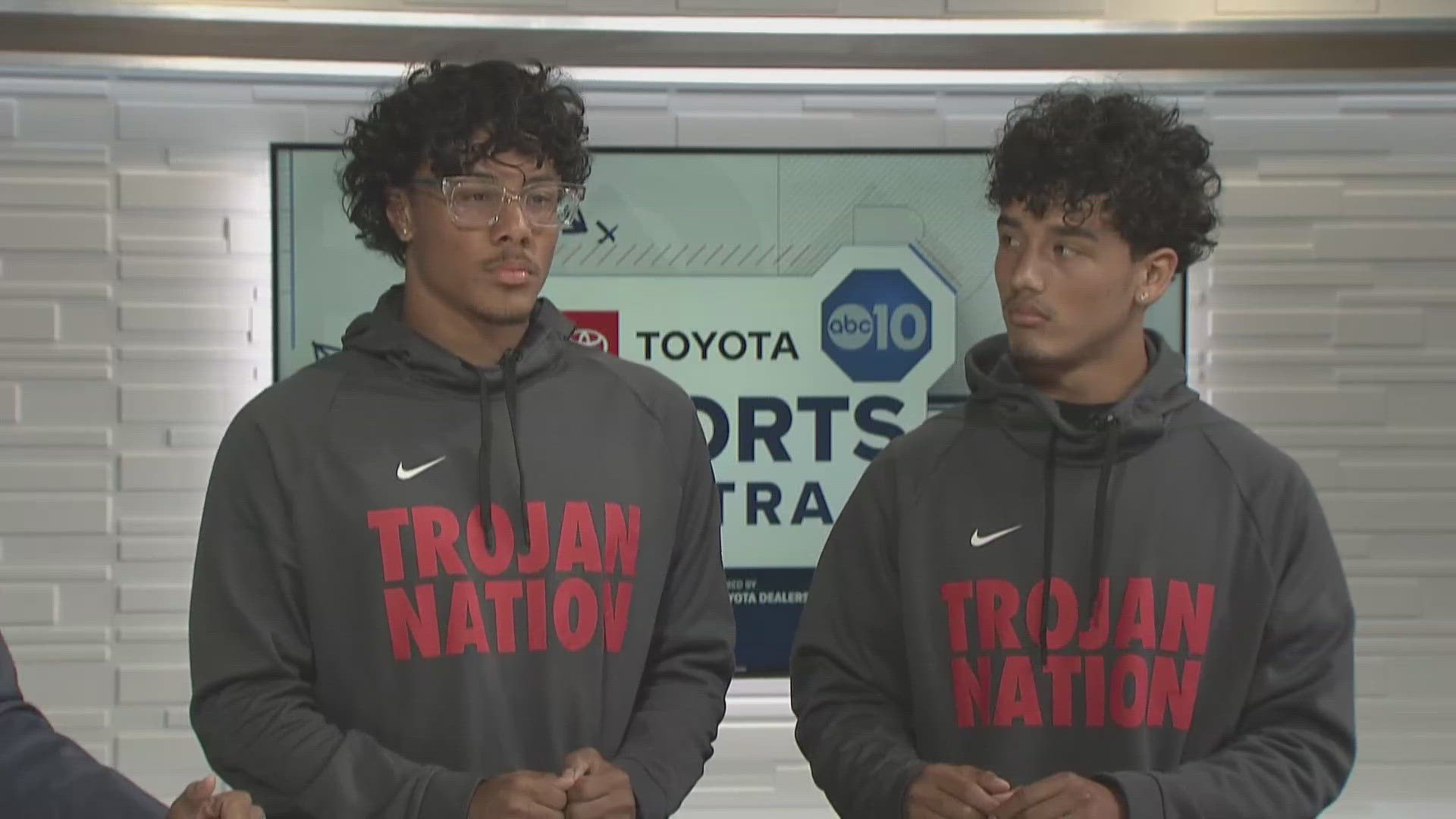 ABC10's Kevin John and Matt George catch up with the Lincoln Trojans out of Stockton