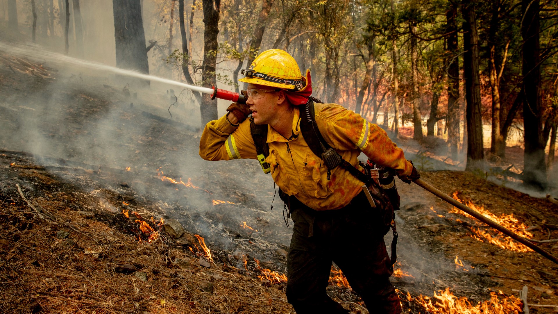 The Dixie Fire is nearly 820,000 acres and threatening communities around Lake Davis, not far from Portola.