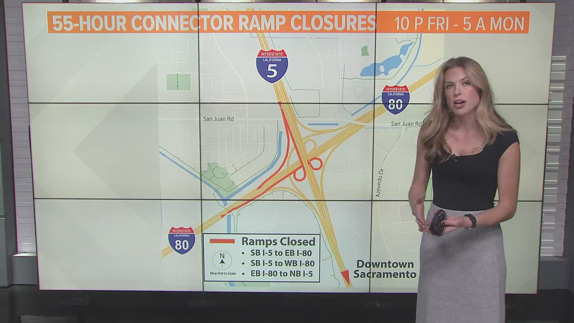 Highway Connector Ramp Closures Planned For I 5 I 80 Near Natomas This Weekend 9553