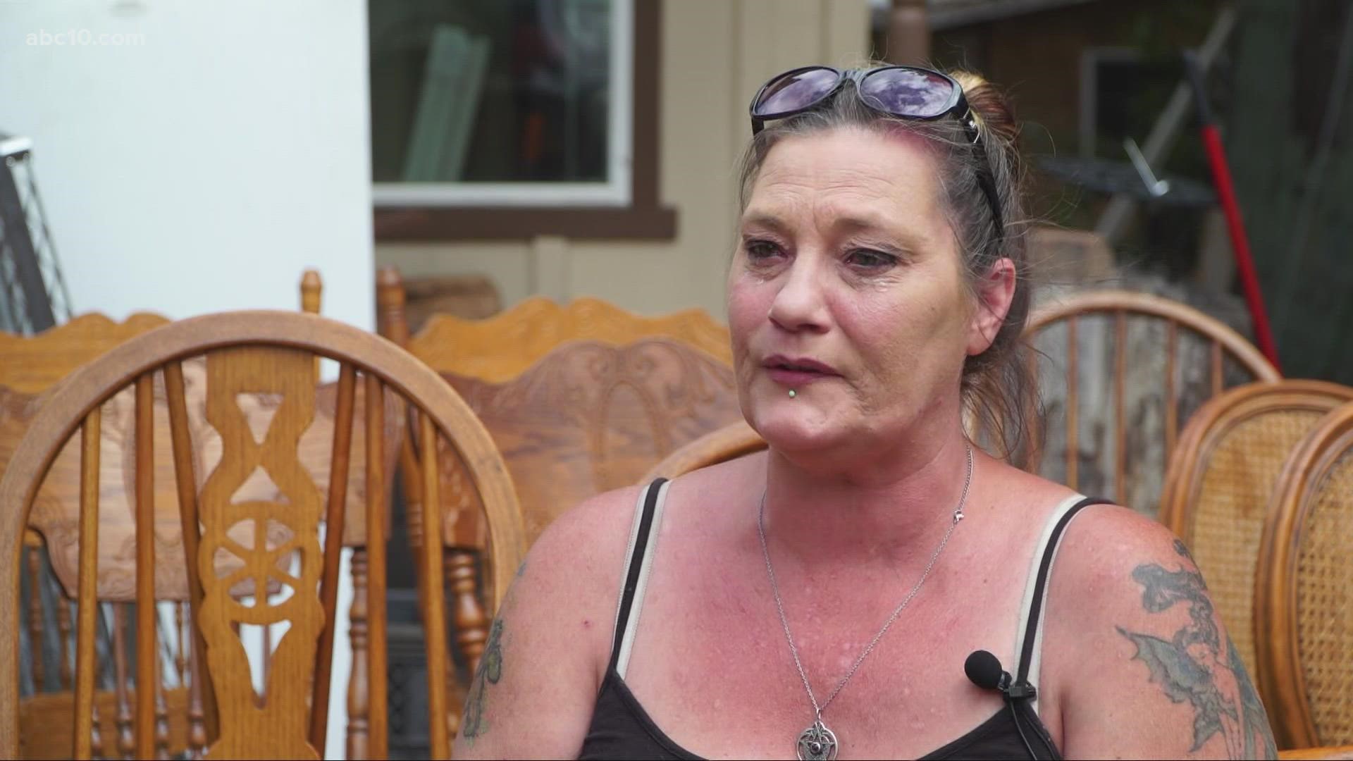 Grizzly Flats woman mourns loss of home Caldor Fire abc10 image image