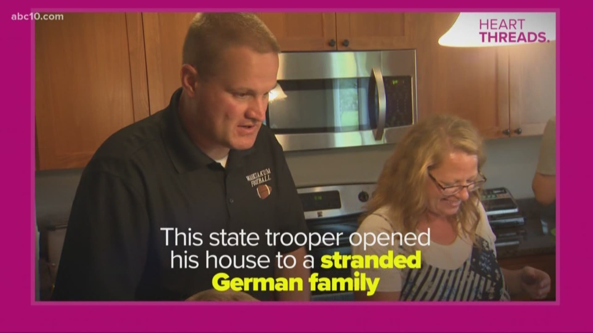 A German family traveling through the U.S. got into a car accident. An Oregon State Trooper was there to help in more ways than they expected.