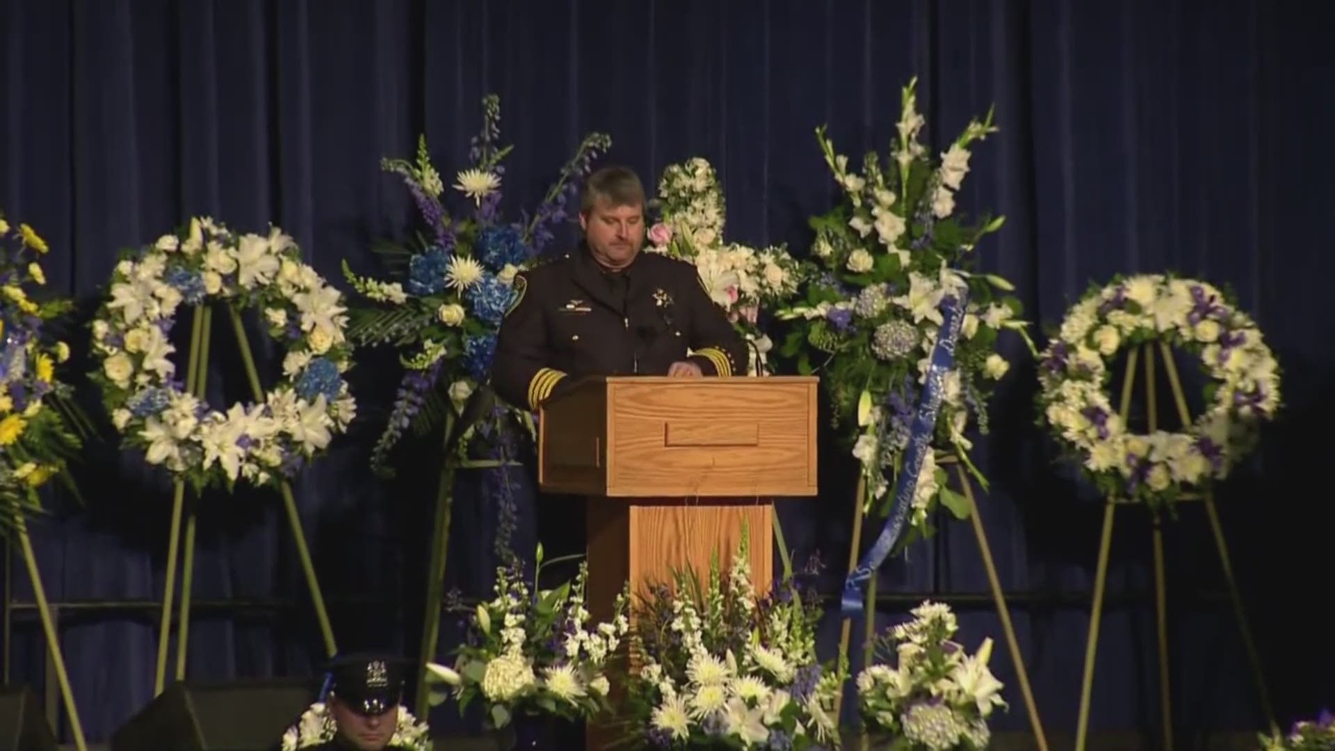 Raw: Davis Police Chief Darren Pytel speaks at Officer Natalie Corona's memorial service