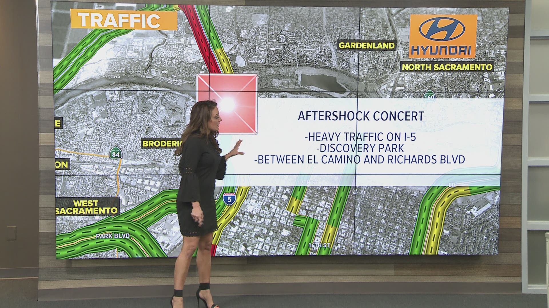 Aftershock Music Festival kicks off this weekend in Sacramento. Don't get caught in traffic. Brittany breaks down the roads you need to avoid.