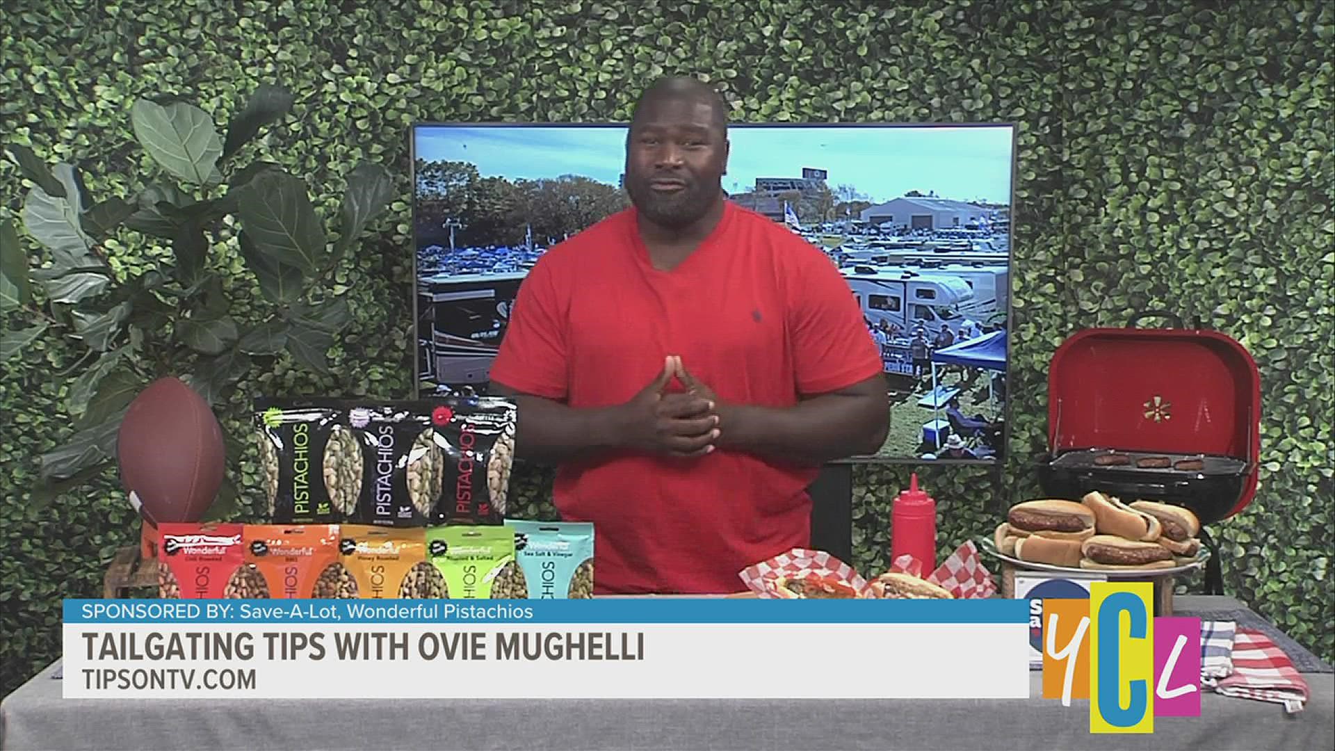 Former NFL Pro, Ovie Mughelli, talks about his tips for a successful tailgating experience! This segment is paid for by Save-A-Lot and Wonderful Pistachios.