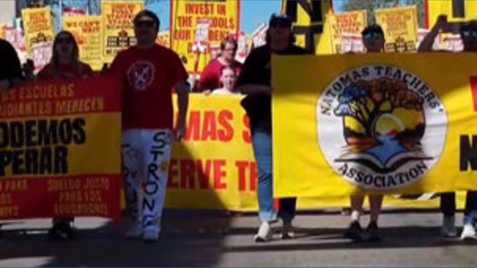 Twin Rivers teachers rally as strike enters seventh day in Sacramento ...