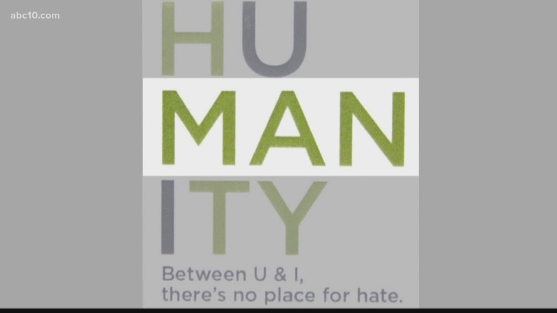 The city of Elk Grove recently started a "no place for hate" campaign to address race relations in the community. However, they've now had to change the logo for the initiative after some people took issue with how the prominence of the word "man."