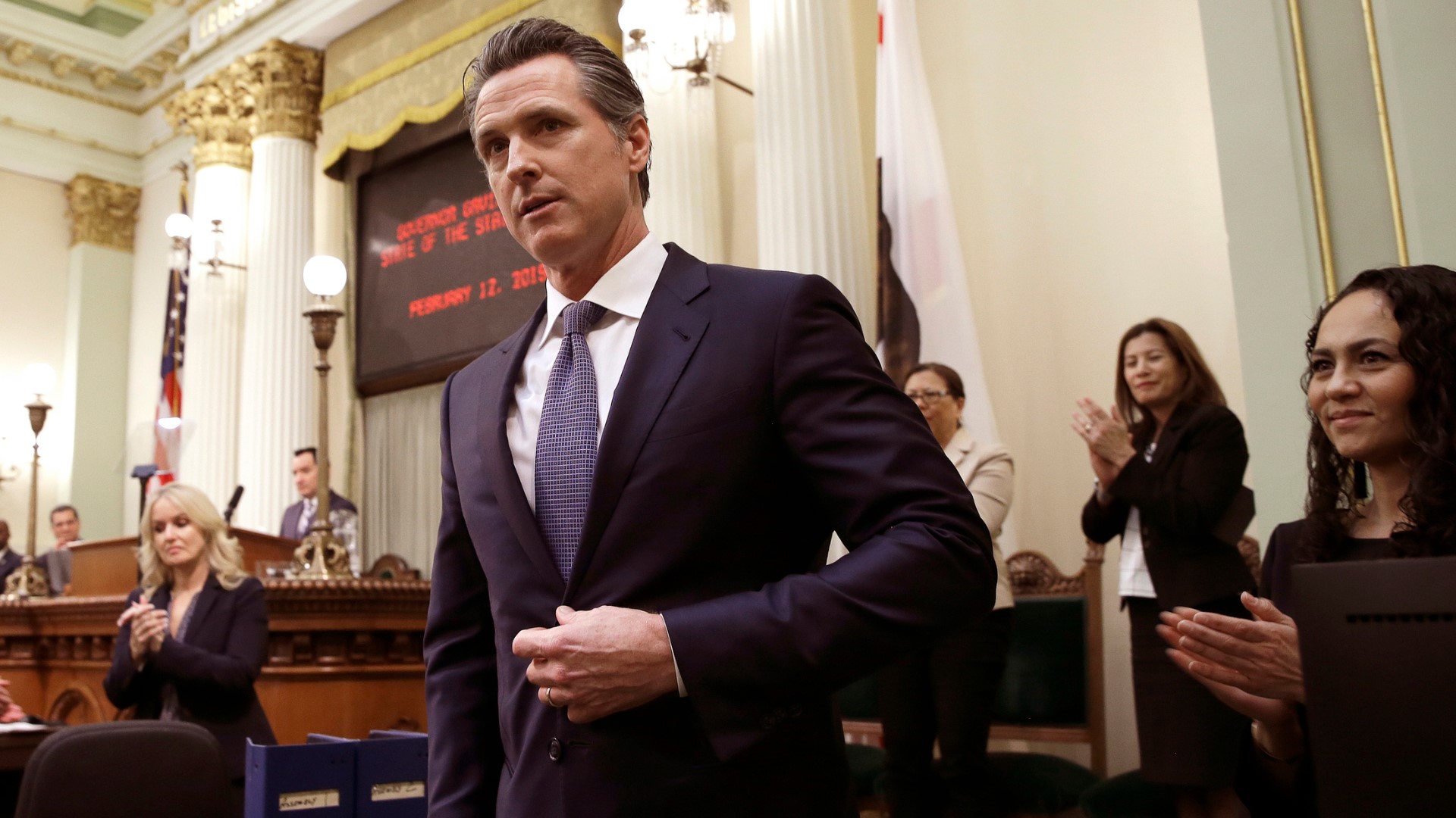 The 737 inmates on California's largest-in-the-nation death row are getting a reprieve from Gov. Gavin Newsom, who plans to sign an executive order Wednesday placing a moratorium on executions.