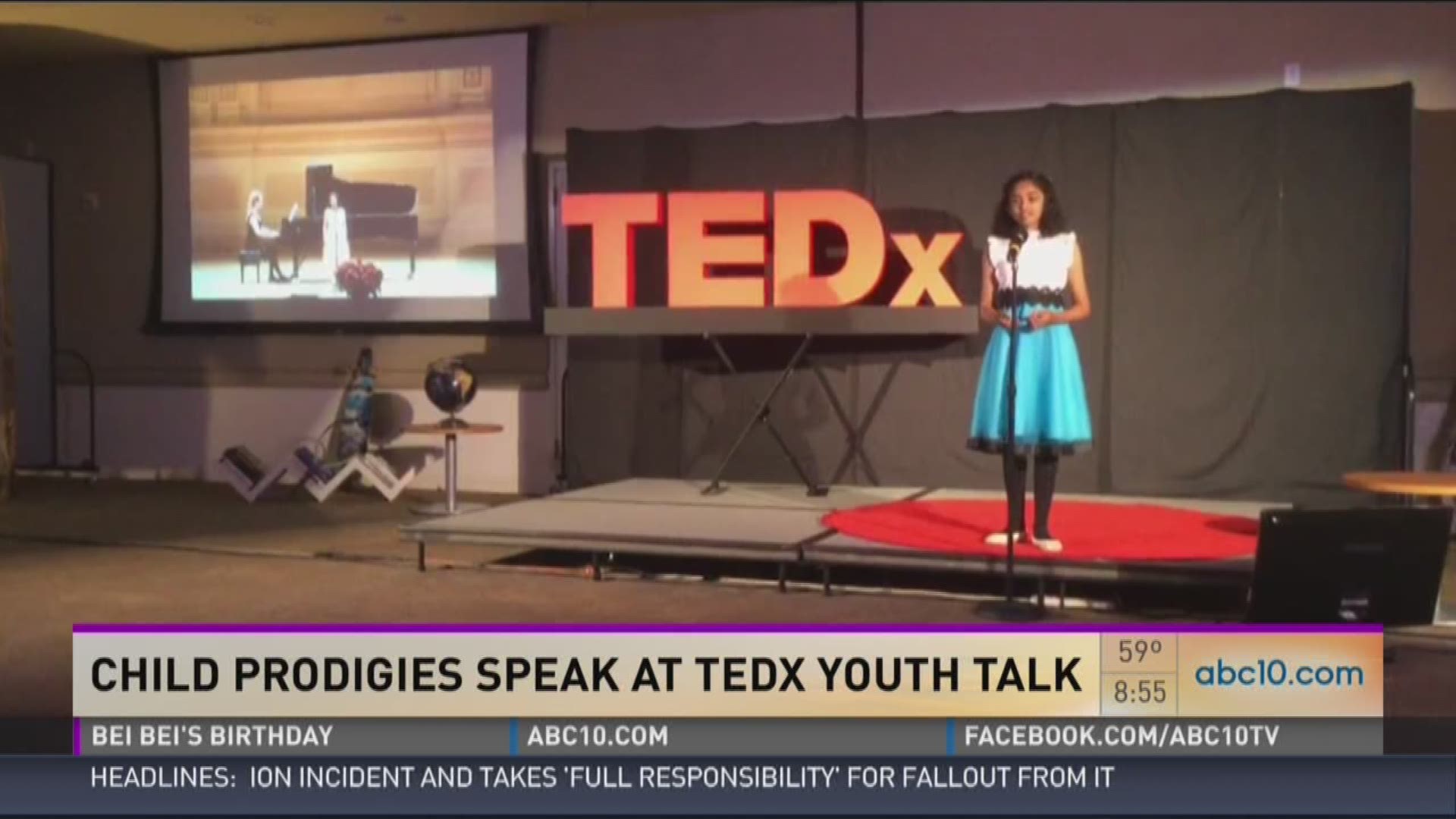 Two child prodigies took the stage in Folsom this past weekend for a Ted X Youth Talk.