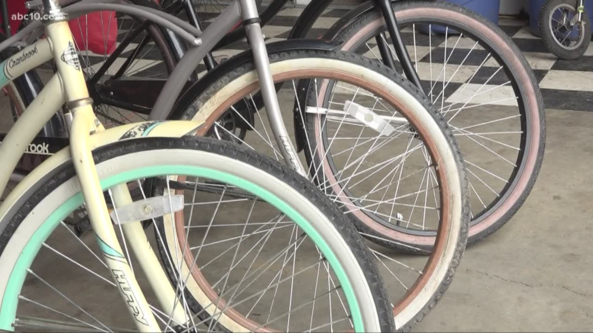 For the second year, a local car shop owner is refurbishing old donated bikes to give to kids at a free giveaway on Dec. 14.