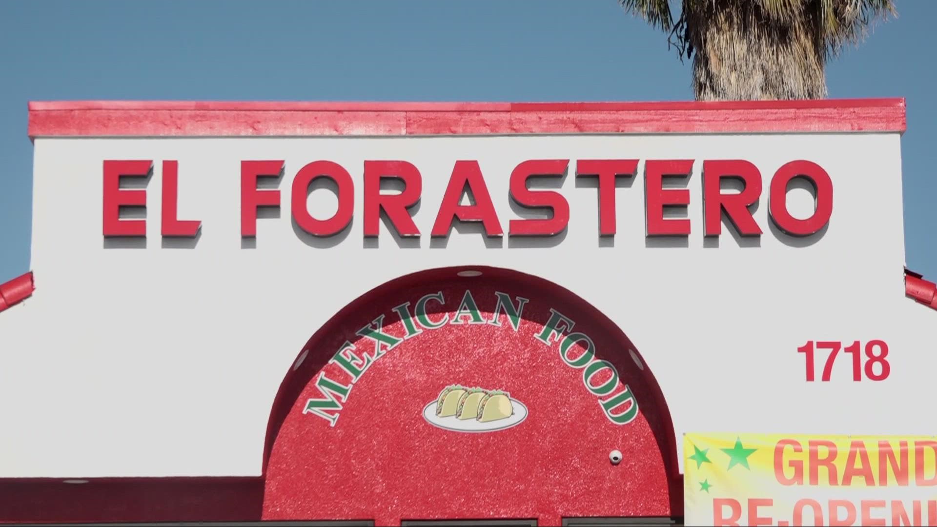 El Forastero Mexican Food reopened Friday one year after being set ablaze and almost completely burning down.