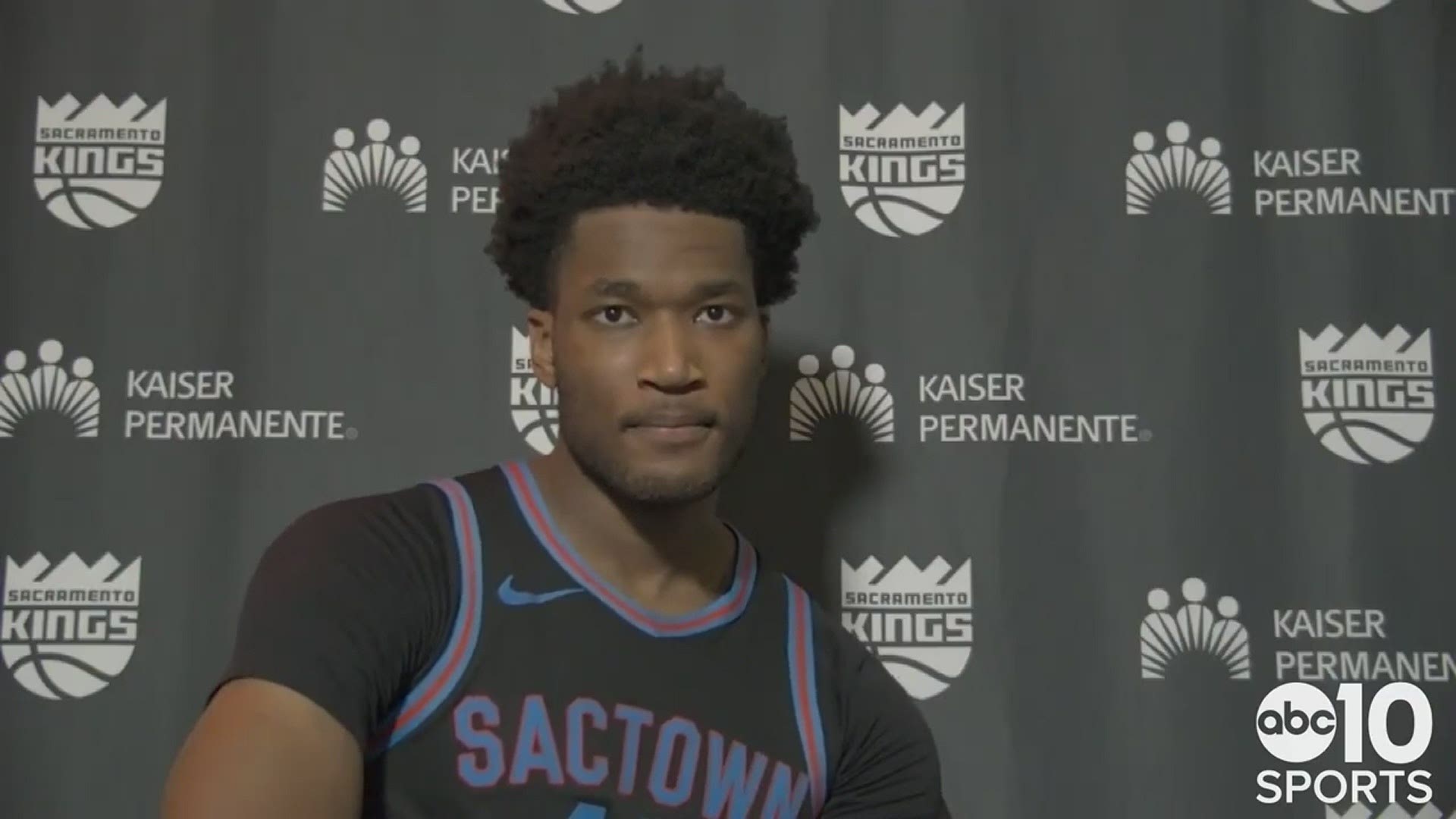 Kings C Damian Jones, playing on his second 10-day contract with the team, discusses making the most of his opportunity in Wednesday's 125-125 win over the T'Wolves.