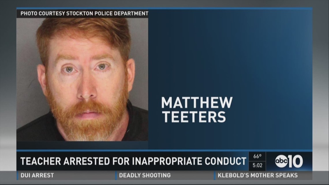 Teacher arrested for inappropriate conduct | abc10.com