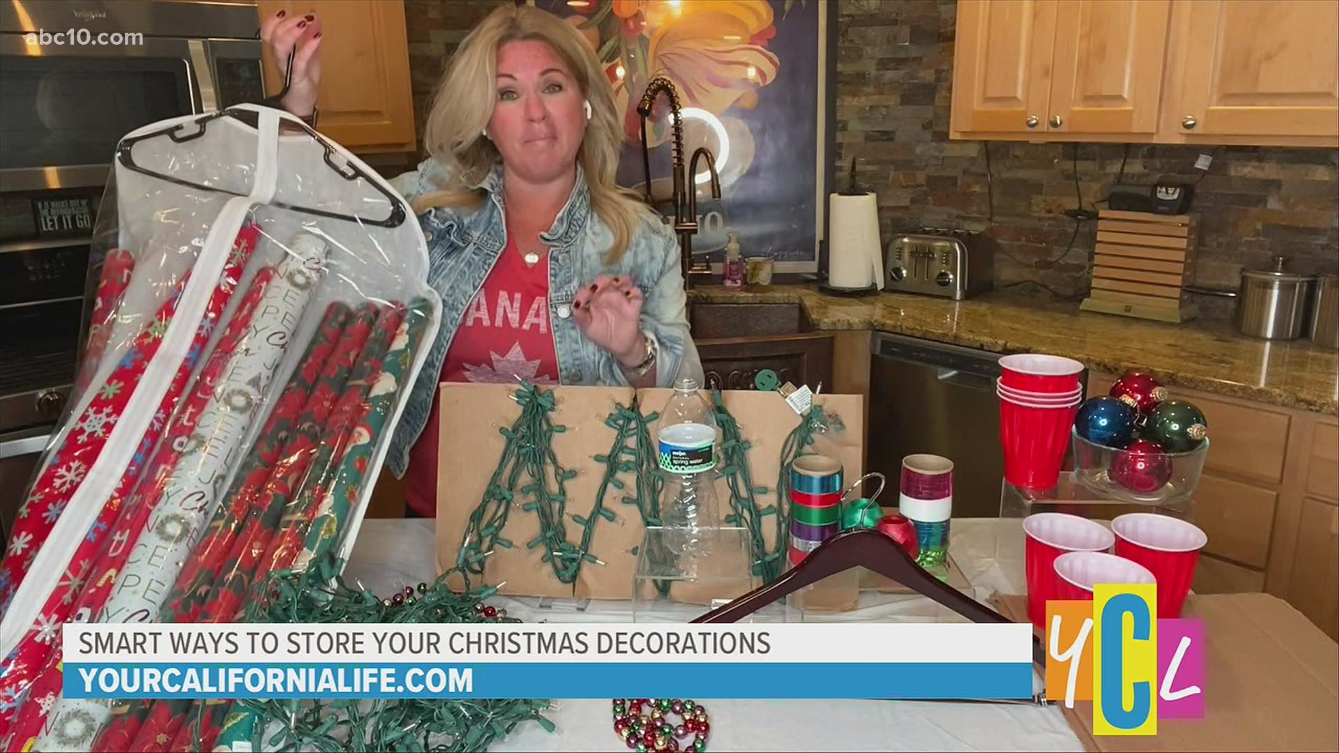 Find out smart ways to store your holiday decorations that don’t take up all of your closet space from Sherri French aka "Mom Hint!"