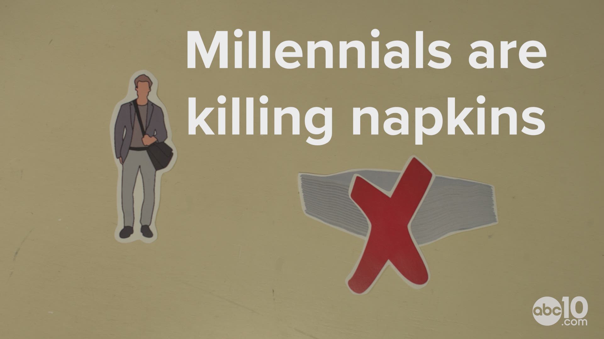 Paper napkins are a one-use tool and they are not convenient for millennials.