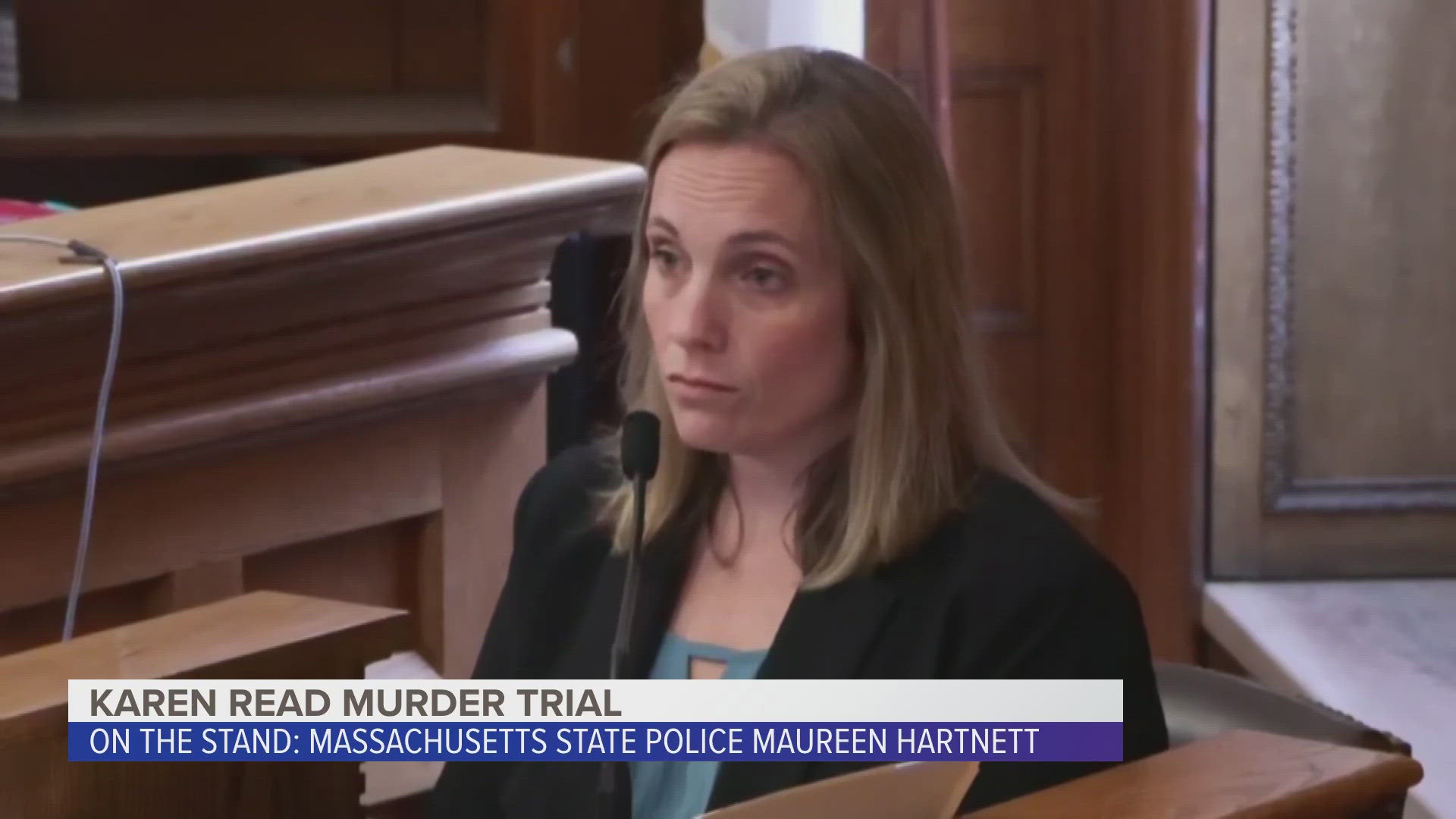 Karen Read Murder Trial: Maureen Hartnett testimony part 1, from May 14, 2025. Maureen Hartnett is a Massachusetts State Forensic Scientist 