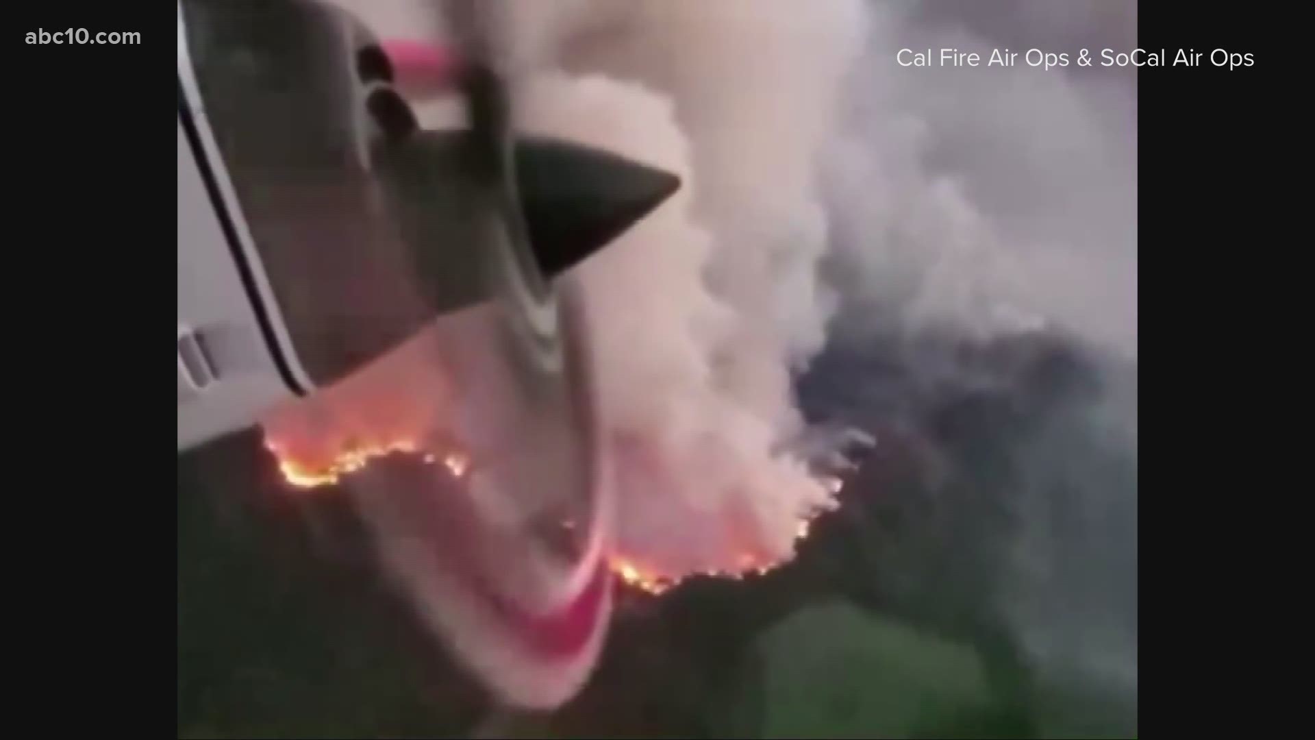 Video from Sept. 30: The fire, which started on Sunday, is only 2% contained.