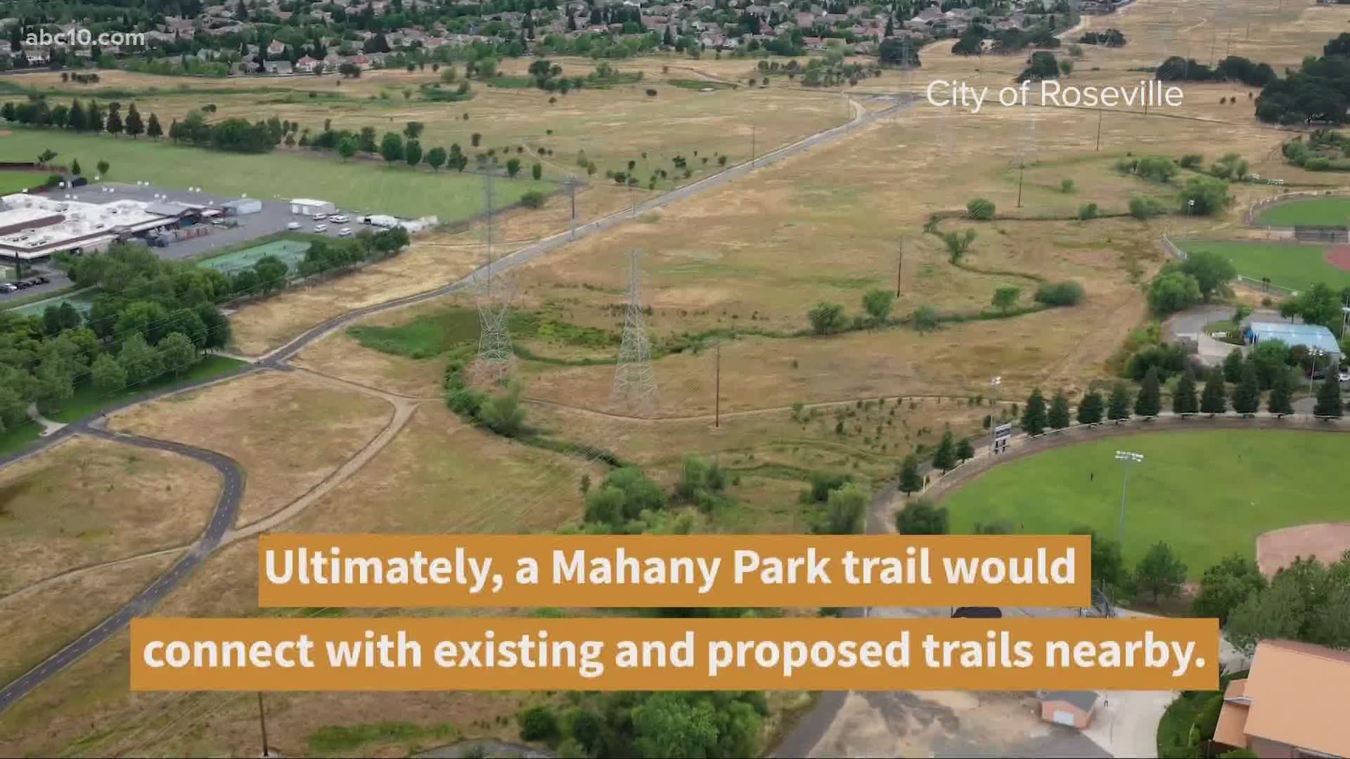 The City of Roseville is looking to make some upgrades to Mahany Park, including a paved, multi-use trail.