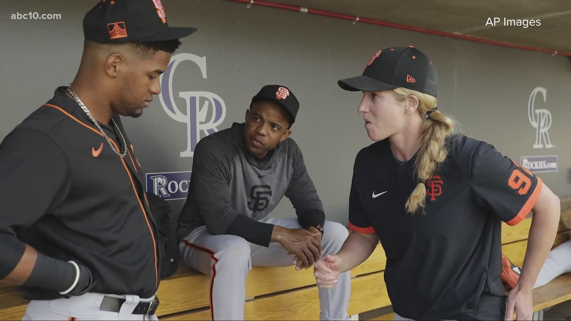 Despite shortened season, San Francisco Giants female coach still