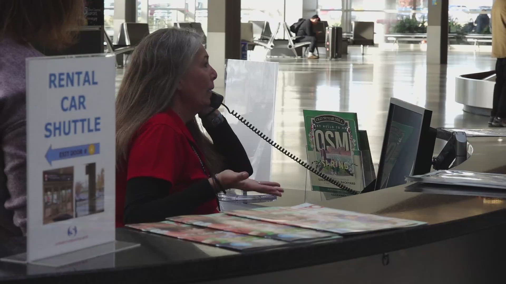 Meet one of the volunteers helping people at the Sacramento International Airport.