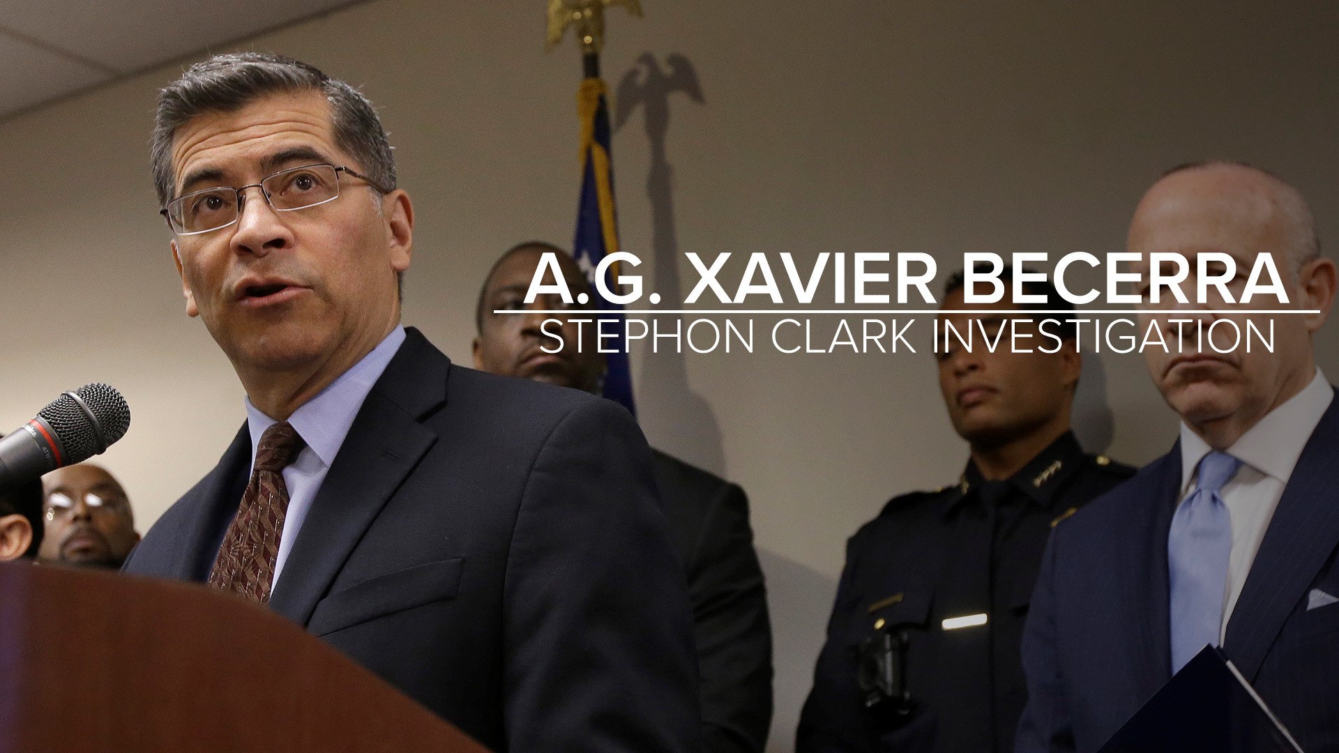 California Attorney General Xavier Becerra announced his office will not file any criminal charges against the officers who shot and killed Stephon Clark last March in Sacramento. The decision follows an independent investigation into Clark's death and another decision from Sacramento District Attorney Anne Marie Schubert to not file criminal charges. The lack of charges has led to protests and arrests in Sacramento.