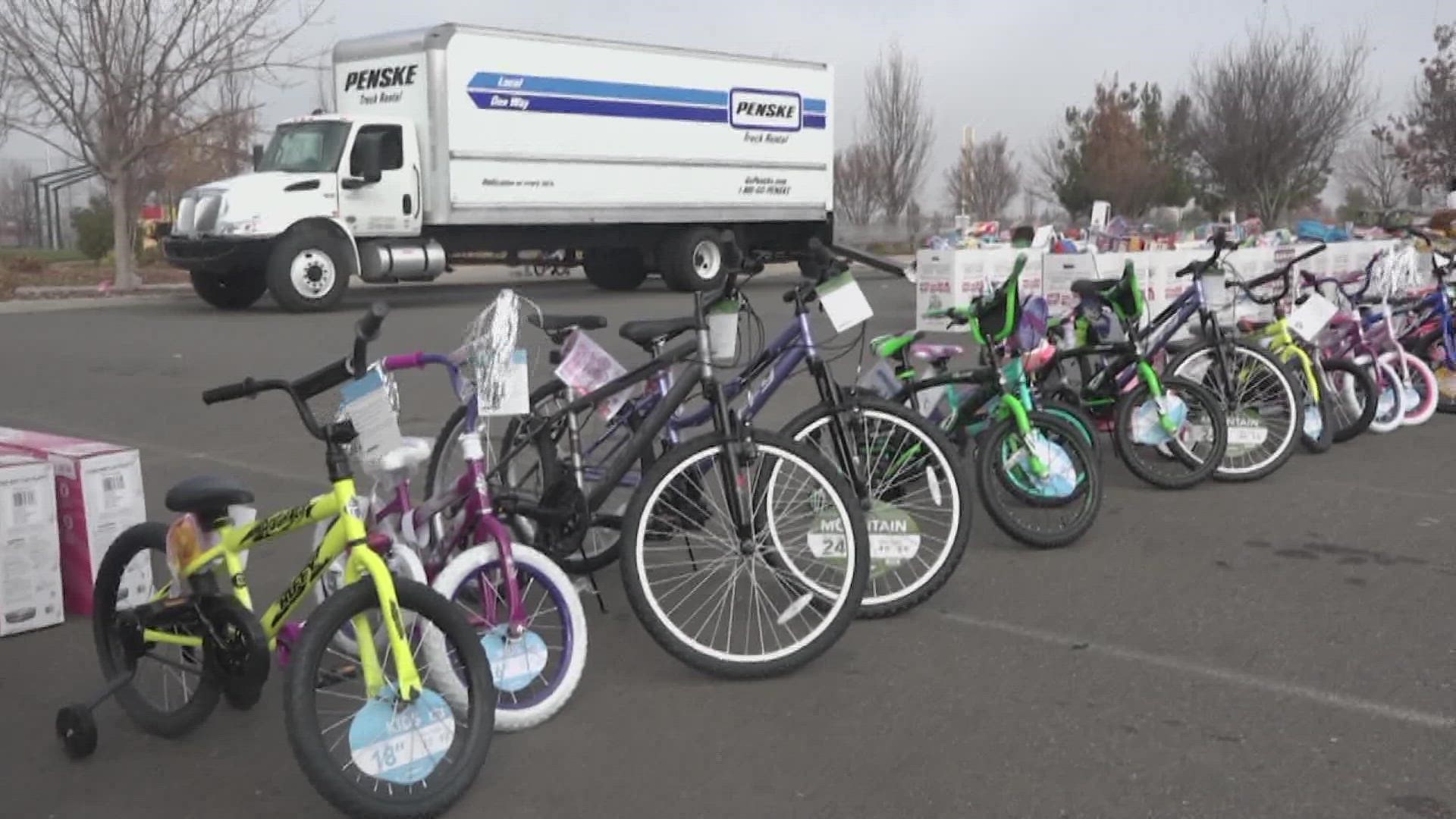This was the 5th annual TMP Elite toy drive in Natomas.