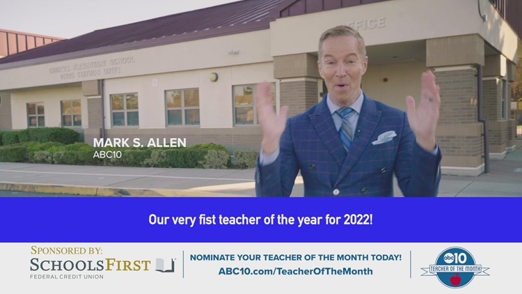 January 2022: ABC10's Teacher of the Month is Golda Mainville