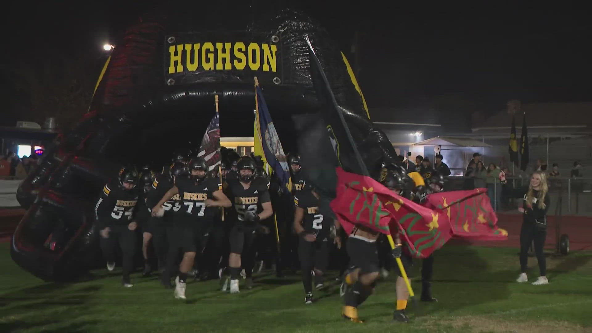 In the Game of the Week, the Hughson Huskies host the St. Vincent de Paul Mustangs in the CIF NorCal Regional Finals. 