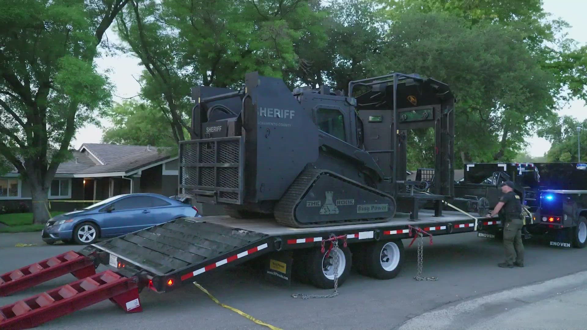 A man is in custody after deputies responded to a barricaded suspect situation in Fair Oaks Sunday afternoon.