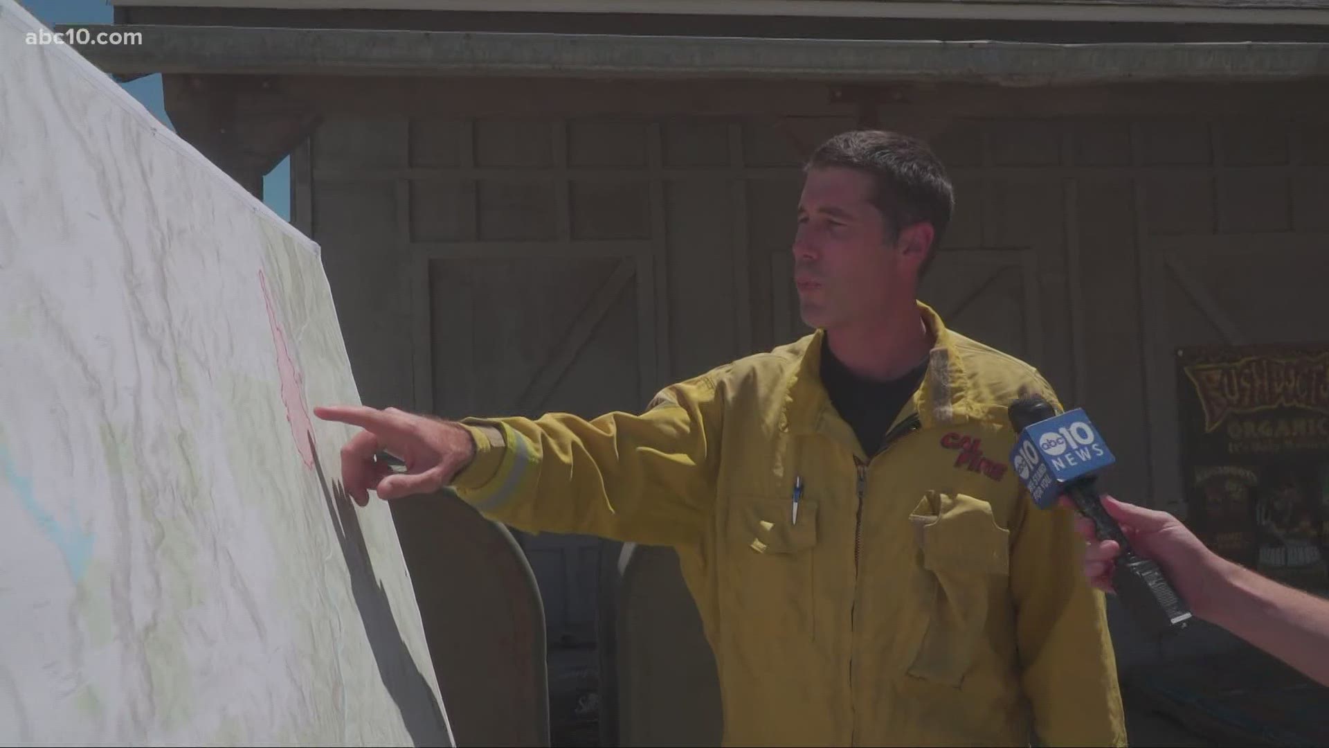 Cal Fire explains how they're using a train to control the Dixie Fire.
